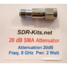 SMA Attenuator 20dB 8 GHz